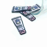 Pink Ghoul Face Cream Halloween Charms