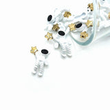 Standing Astronaut with Star Charms, 21x16mm