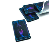 The Moon Black and Pink Tarot Card Charms, 39x22mm