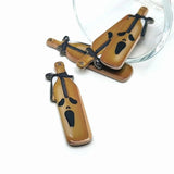 Halloween Bottle Fall / Autumn Decor Pendant, 45x13mm