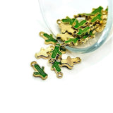 Tiny Cactus Charms, 7x12mm