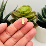 Tiny Cactus Charms, 7x12mm