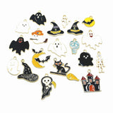 Enamel Halloween Mix Charms, 19 Pieces