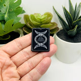 The Lovers Black and White Tarot Card Charms, 34x25mm