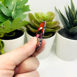 Red Mushroom Mouth Pendants, 39x35.2mm