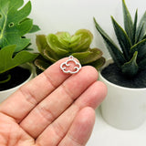 Antique Silver Cloud Charms, 12.5x14mm