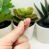 Antique Silver Cloud Charms, 12.5x14mm