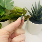 Blue Striped Butterfly Charms, 13x20mm