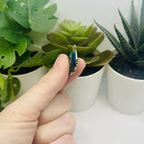 Blue Enamel Butterfly Charms, 24x16mm