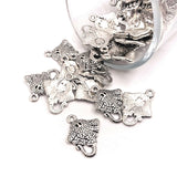 Silver Stingray Charms, 20x15mm