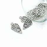 Silver Southwestern Aztec Arrow Charms, 24x13mm
