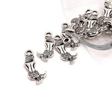 Silver Mermaid Charms, 20x8mm