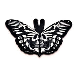 Black and White Moth with Bones, 32x50mm