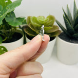 Silver Marlin Swordfish Sailfish Charms, 15x21mm