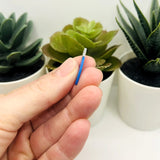 Blue Christmas Light Charm, 10x25mm