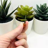 Tiny Saguaro Cactus Charms, 35x10mm