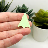 Fancy Male Glow in the Dark Ghost Charms, 30x25mm