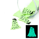 Fancy Female Glow in the Dark Ghost Charms, 28x23mm