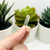 Clear Acrylic Cowboy Boot Charms, 25x20mm