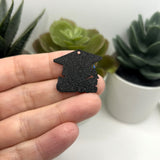 Blue and Black 2025 Graduation Cap Charms, 28x25mm