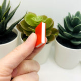 3D Red Book Charms, 27x18mm