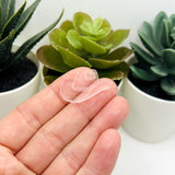 Clear Acrylic Cowboy Hat Charms, 17x27mm