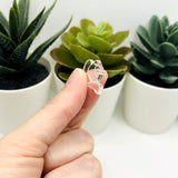 Clear Acrylic Cowboy Hat Charms, 17x27mm