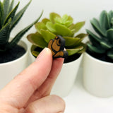 Leather Cowboy Hat Charms, 17x27mm