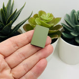 3D Dark Green Book Charms, 27x18mm