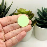 Black Witch on Glow in the Dark Moon Charms, 25x27mm