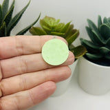 Full Moon Glow in the Dark Charms, 25x27mm