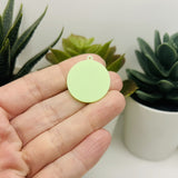 Full Moon Glow in the Dark Charms, 25x27mm