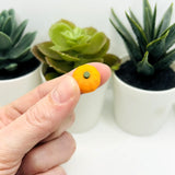 3D Pumpkin Halloween Charms, 14x16mm