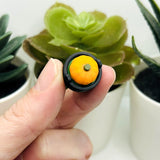 3D Witch and Pumpkin Cauldron Halloween Charms, 16.5x19mm