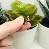 Brown Enamel Smiley Face Charms, 14x12mm