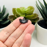 Cute Halloween Spider Charms, 18x11mm