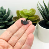 Cute Halloween Spider Charms, 18x11mm