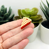 3D Lattice Cherry Pie Charms, 25x19mm