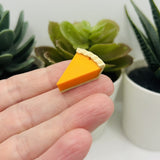 3D Pumpkin Pie Charms, 25x19mm