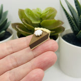 3D Chocolate Pie Charms, 25x19mm