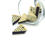 3D blueberry pie charm with a golden lattice crust and deep blue filling, shown on a white background.