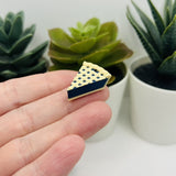 3D Lattice Blueberry Pie Charms, 25x19mm