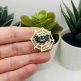 Glow Web Charms with Spider, 28x29m