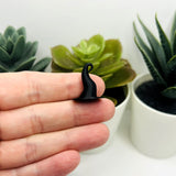 Black Witch Hat 3D Charms, 18x20mm