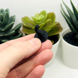 Black Witch Hat 3D Charms, 18x20mm