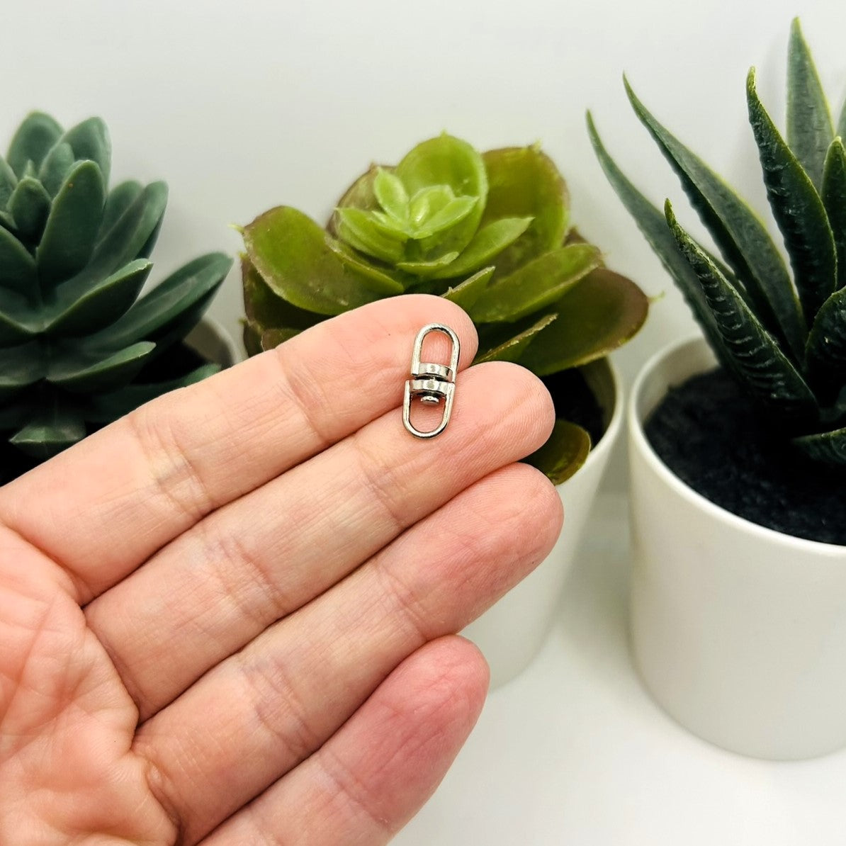 Keychain Swivel Connectors – 16x6mm – DIY Key Ring Hardware