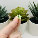 Cute Glow Halloween Spider Charms, 18x11mm