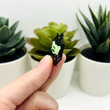 Black Web Charms with Glow Spider, 28x29m