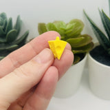 3D Mouse / Rat and Cheese Wedge Charms