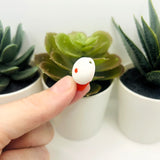 Red and White Baseball Hat Charms, 15x22mm